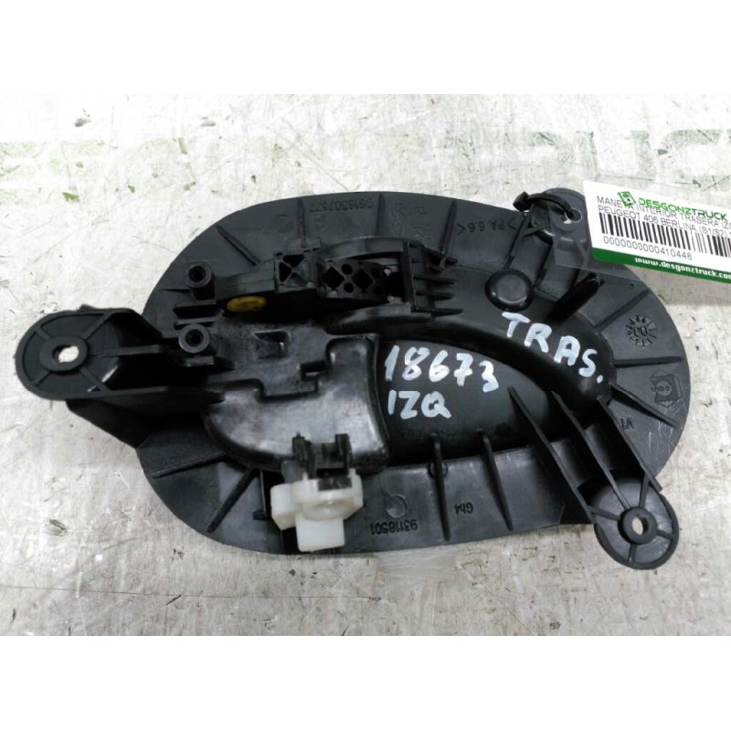 Recambio de maneta interior trasera izquierda para peugeot 406 berlina (s1/s2) sr referencia OEM IAM 9616307577 2