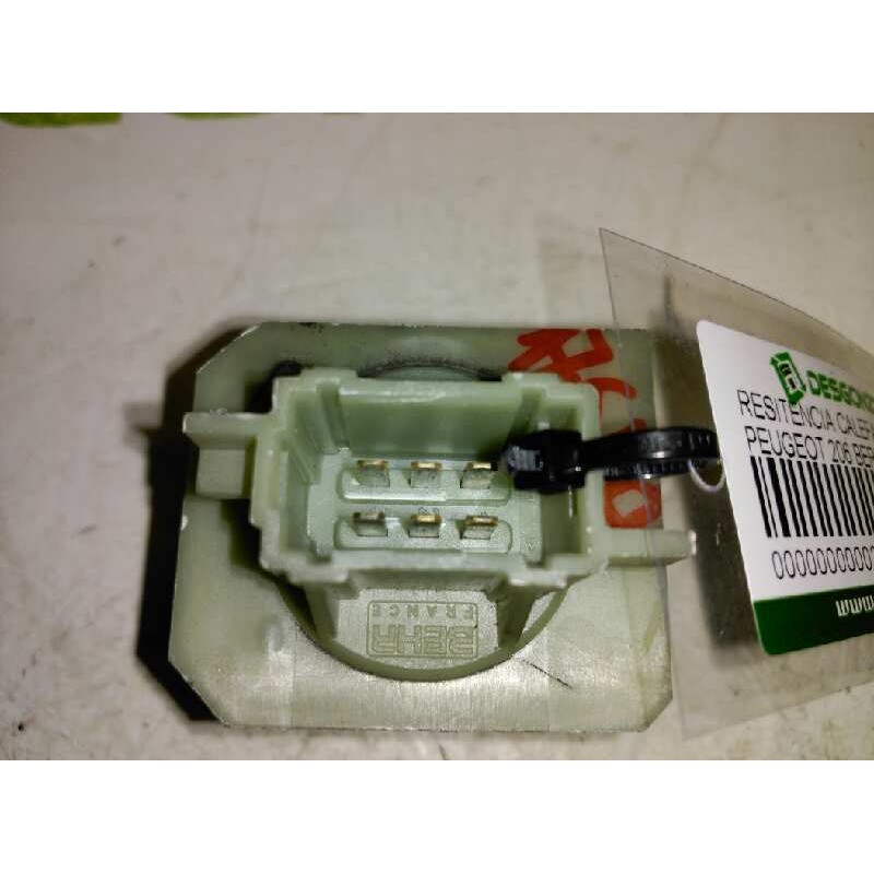 Recambio de resistencia calefaccion para peugeot 206 berlina xt referencia OEM IAM - Azul 2
