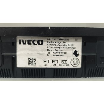 Recambio de cuadro instrumentos para iveco eurocargo 05.03  fki 100 e tráfico urbano referencia OEM IAM 5801405209  
