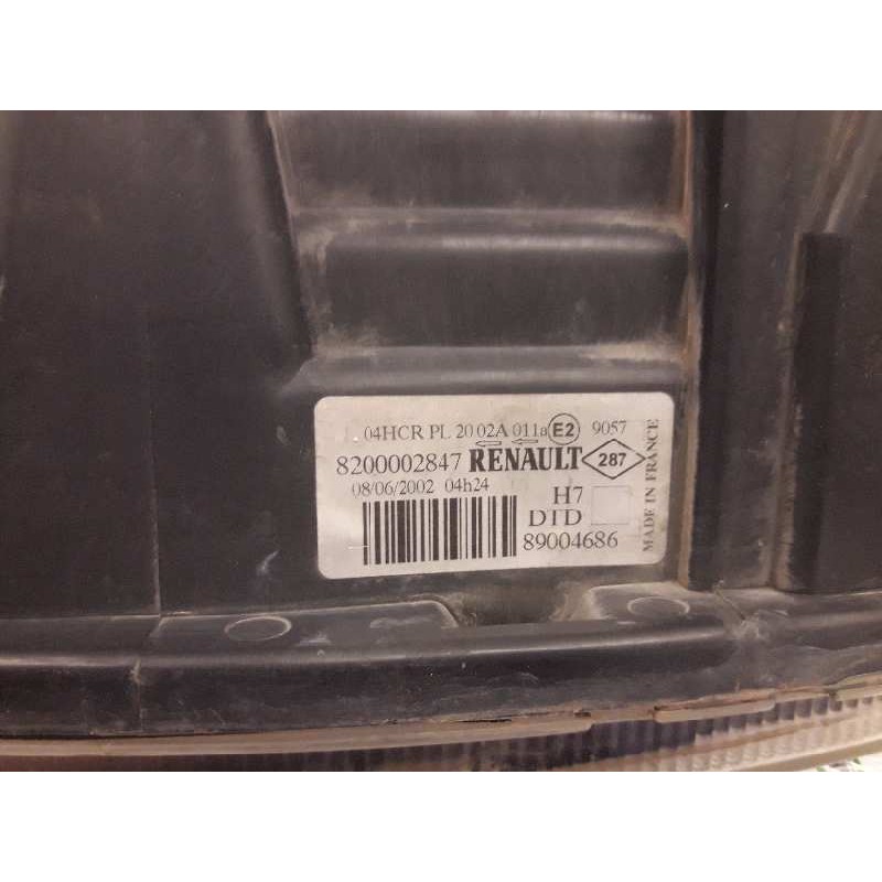 Recambio de faro derecho para renault laguna ii (bg0) authentique referencia OEM IAM 8200002847 6