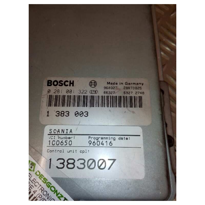 Recambio de modulo electronico para scania serie 4 (p/r 124 l) fsa 420 (4x2) e2/e3 corto cr 13 / 14 b referencia OEM IAM 1383003 - Blanco 2