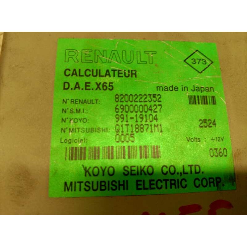 Recambio de modulo electronico para renault clio ii fase ii (b/cb0) authentique referencia OEM IAM 8200222352 - Gris 2