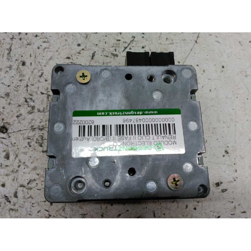 Recambio de modulo electronico para renault clio ii fase ii (b/cb0) authentique referencia OEM IAM 8200222352 - Gris 4