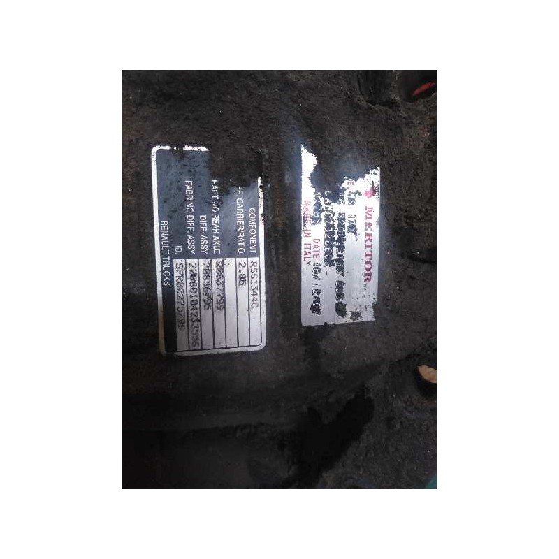 Recambio de grupo para renault premium route 2006 fas 4x2 larga distancia referencia OEM IAM MS17X RATIO: 1/285/13X37 RSS1344C 2