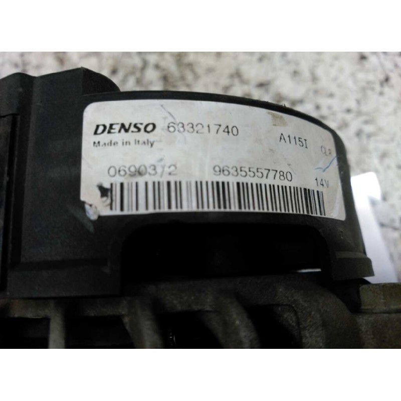 Recambio de alternador para citroën saxo 1.1 furio referencia OEM IAM 63321740 06932 DENSO 2