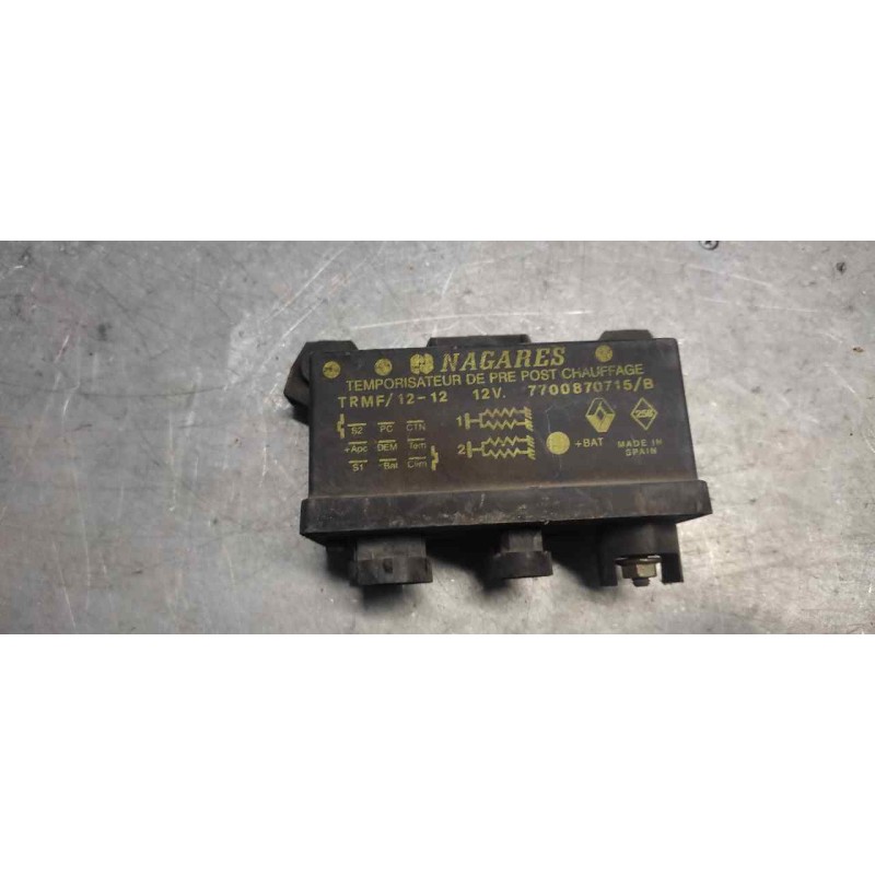 Recambio de caja precalentamiento para renault megane i berlina hatchback (ba0) 1.9 diesel referencia OEM IAM 7700870715B NAGARE