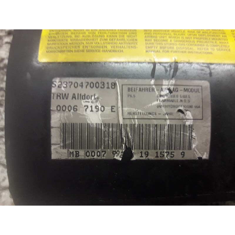 Recambio de airbag delantero derecho para mercedes-benz clase e (w210) berlina diesel 220 cdi (210.006) referencia OEM IAM 21086 4