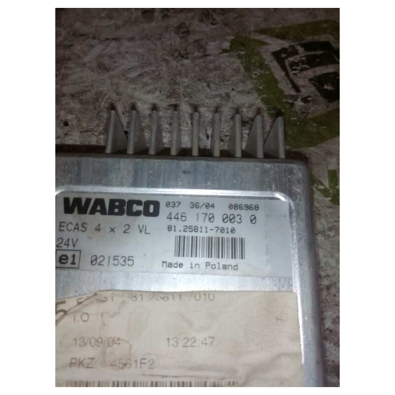 Recambio de modulo electronico para man tg - a 18.480 fg / bb (e3/e4) l referencia OEM IAM 446170030 81258117010 CENTRALITA ECAS - Blanco 2