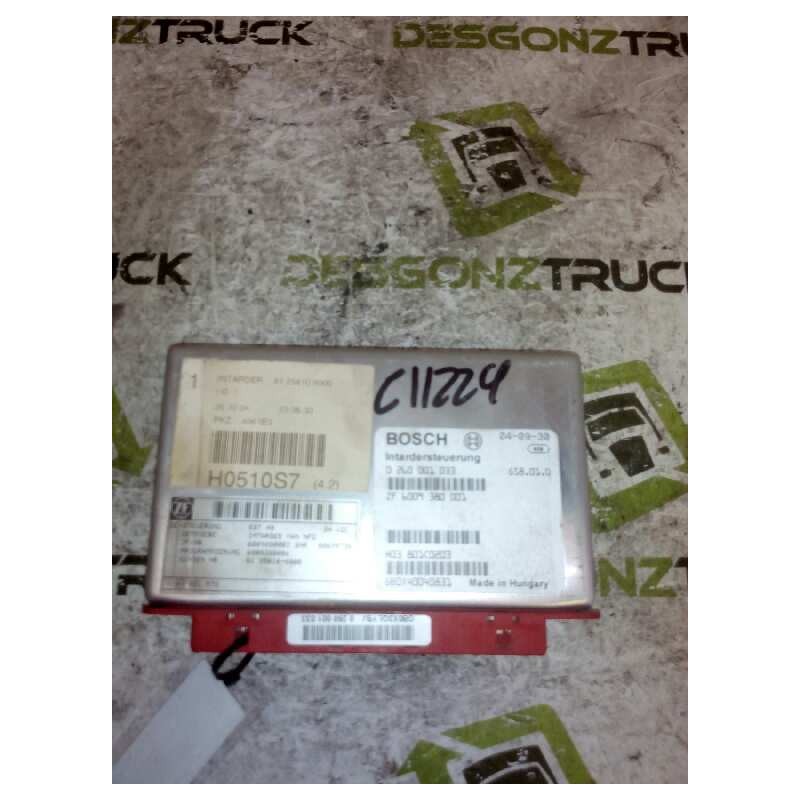 Recambio de modulo electronico para man tg - a 18.480 fg / bb (e3/e4) l referencia OEM IAM 0260001033 6009380001 CENTRALITA INTA - Blanco