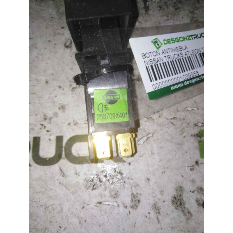Recambio de boton antiniebla para nissan trucks atleon tk 95/2 referencia OEM IAM 253709X401 - Gris 3