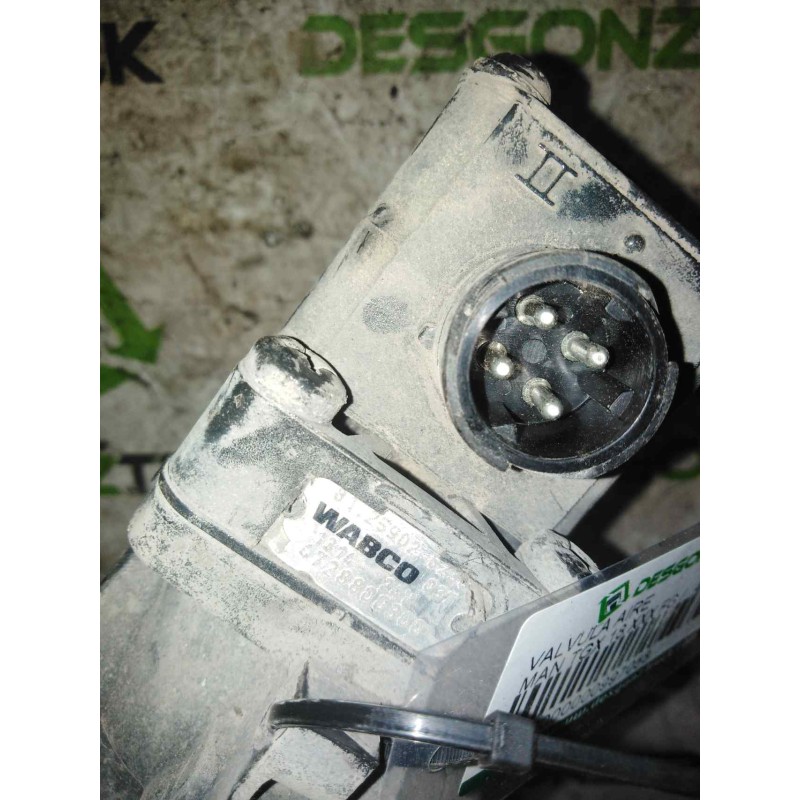 Recambio de valvula aire para man tgx 18.440 fg / 4x2 bl xl referencia OEM IAM 81259026235 4728800300 VALVULA CONTROL EJE ELEVAB - Amarillo 2