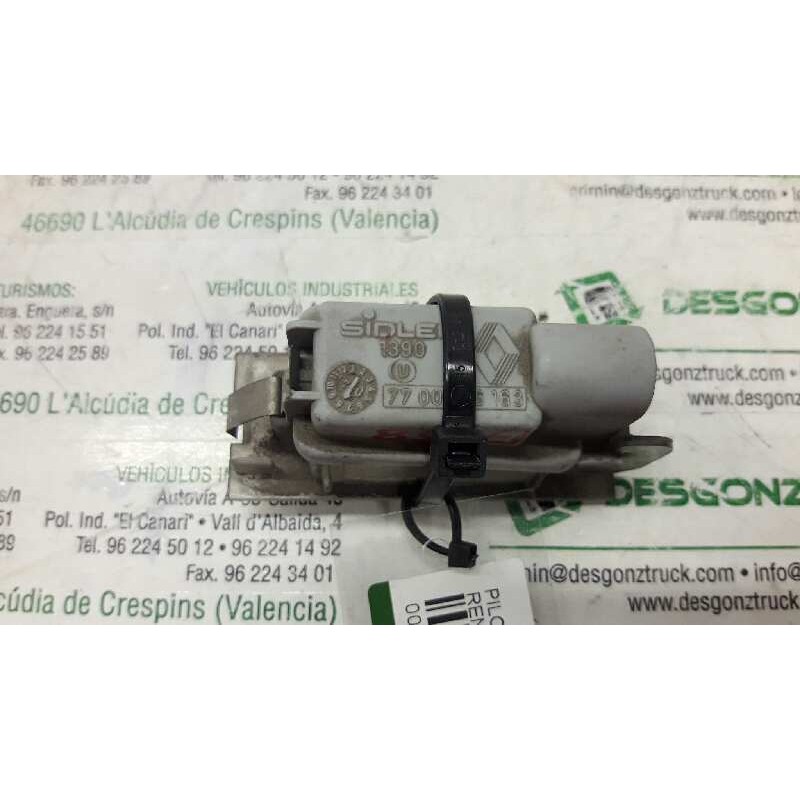 Recambio de piloto matricula para renault megane ii classic berlina confort authentique referencia OEM IAM 7700796163 - Negro 3