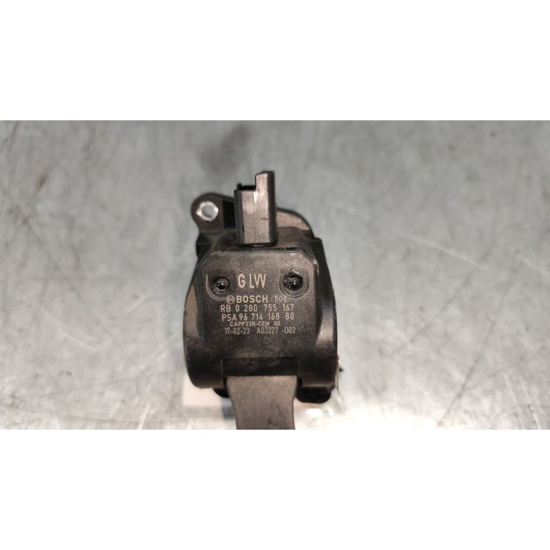 Recambio de potenciometro pedal para peugeot partner tepee 1.6 bluehdi 100 referencia OEM IAM 0280755167 6 PINS 9671416880 - Blanco 6