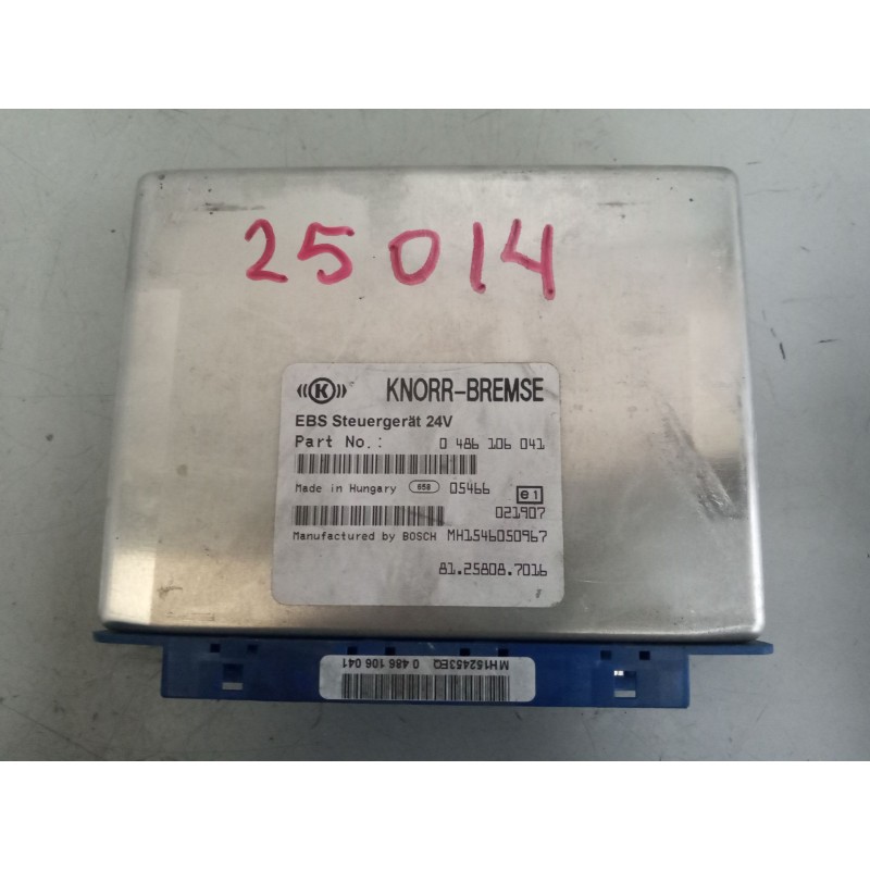 Recambio de modulo electronico para man tg - a 26.430 10.5 diesel referencia OEM IAM 81258087016 CENTRALITA EBS 0486106041 - Blanco 4