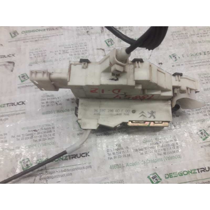Recambio de cerradura puerta delantera izquierda para peugeot 407 st sport referencia OEM IAM 9659739880 6 PINS - Verde 3