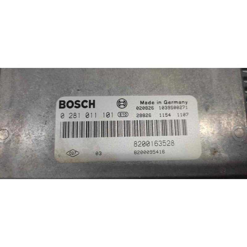 Recambio de centralita motor uce para renault laguna ii (bg0) authentique referencia OEM IAM 0281011101 8200163528 8200095416 2
