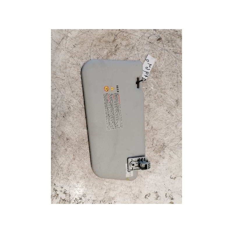 Recambio de parasol derecho para nissan micra (k12e) acenta referencia OEM IAM 2