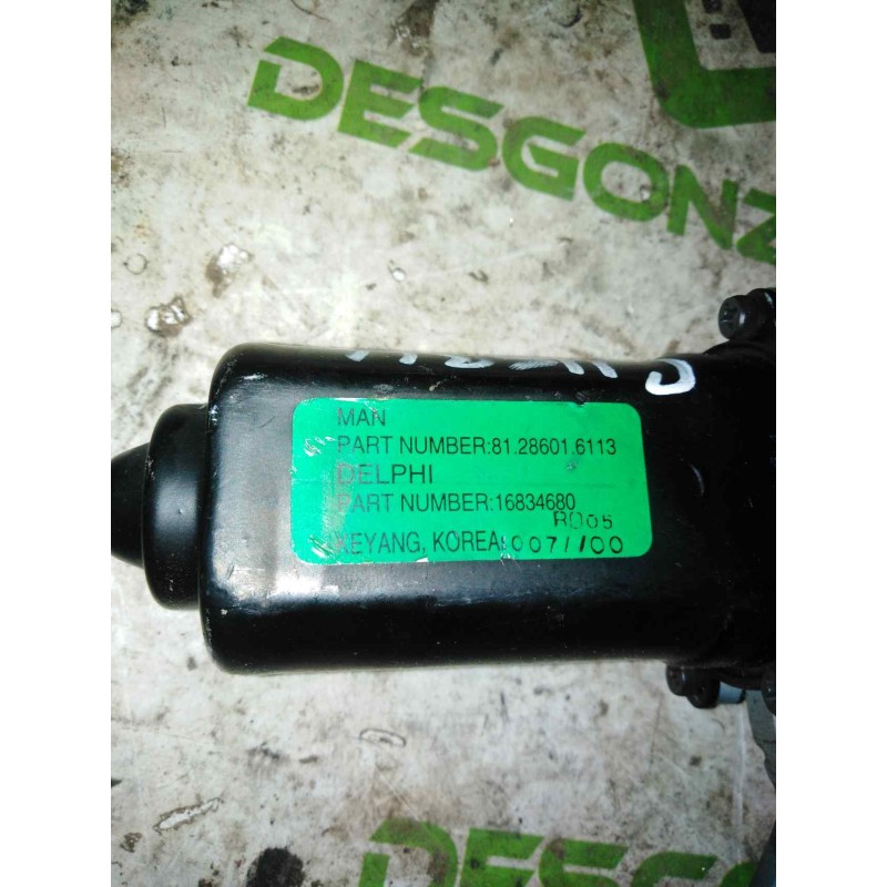 Recambio de motor elevalunas delantero derecho para man tg - a 18.460 12.8 diesel referencia OEM IAM 81286016113 - Gris 2