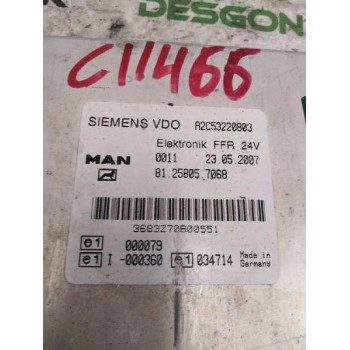 Recambio de modulo electronico para man tg - a 18.xxx 12.0 diesel referencia OEM IAM 81258057068  CENTRALITA FFR