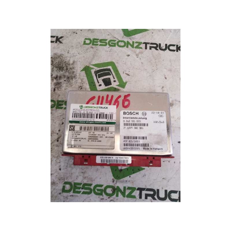Recambio de modulo electronico para man tg - a 18.xxx 12.0 diesel referencia OEM IAM 81258106000 0260001033 CENTRALITA INTARDER