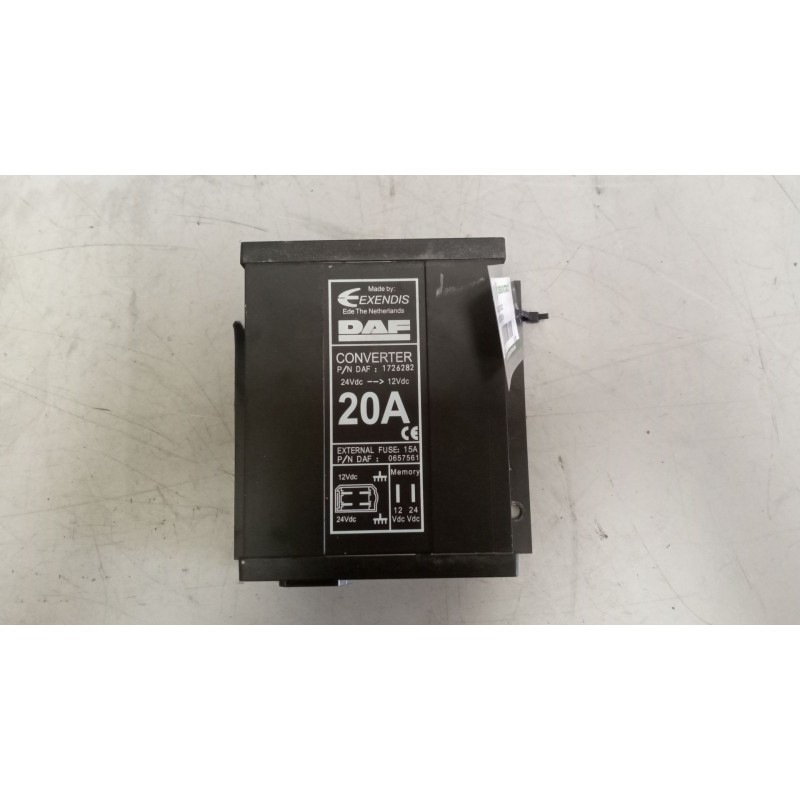 Recambio de modulo electronico para daf serie xf105.xxx 12.9 diesel referencia OEM IAM 1726282  CONVERTIDOR 24V/12V