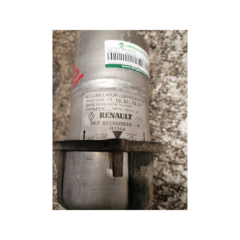 Recambio de filtro secante para renault laguna ii (bg0) authentique referencia OEM IAM 8200025640K - Azul 2