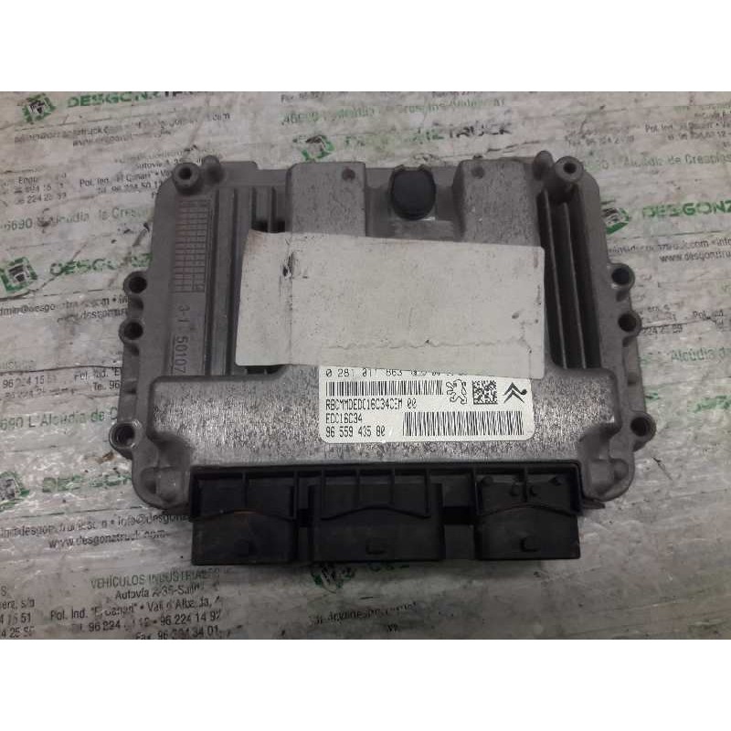 Recambio de centralita motor uce para citroën c4 berlina 1.6 16v hdi referencia OEM IAM 0281011863 RBCMMDEDC16C34CEM00 965594350 - Negro 2