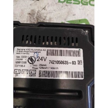 Recambio de cuadro instrumentos para renault premium lander 10.8 diesel referencia OEM IAM 7421050635  