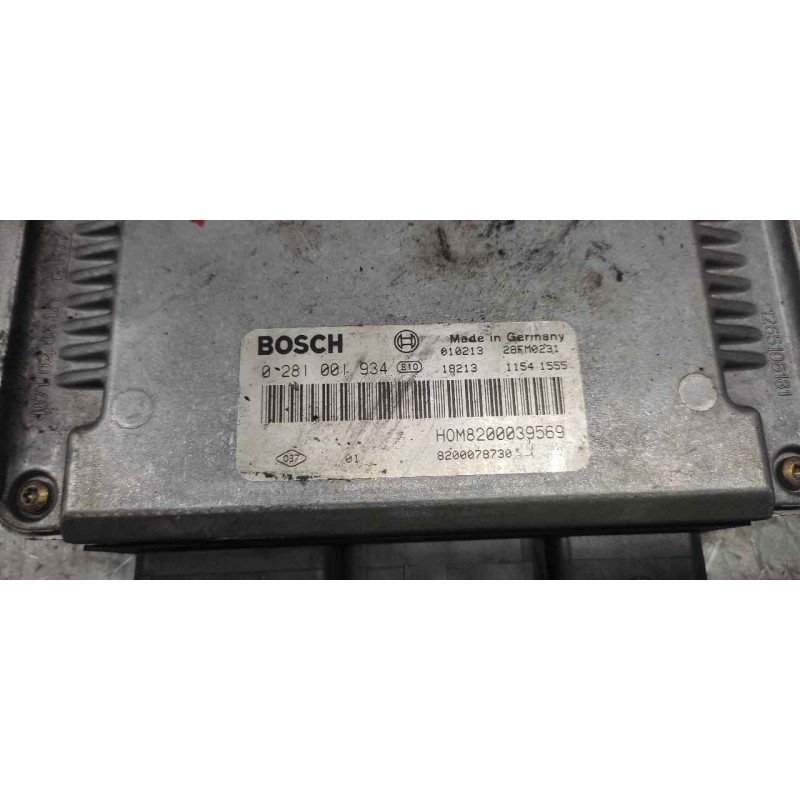 Recambio de centralita motor uce para renault megane i fase 2 classic (la..) 1.9 dci diesel cat referencia OEM IAM 0281001934 82 2