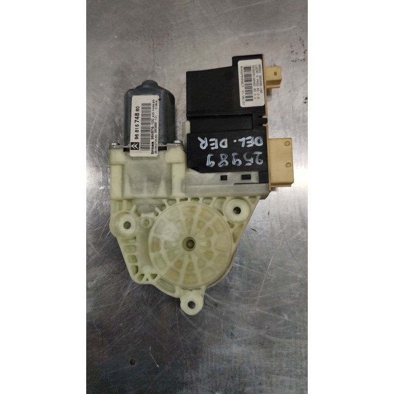 Recambio de motor elevalunas delantero derecho para citroën c4 berlina lx referencia OEM IAM 9681574880 - Blanco 3