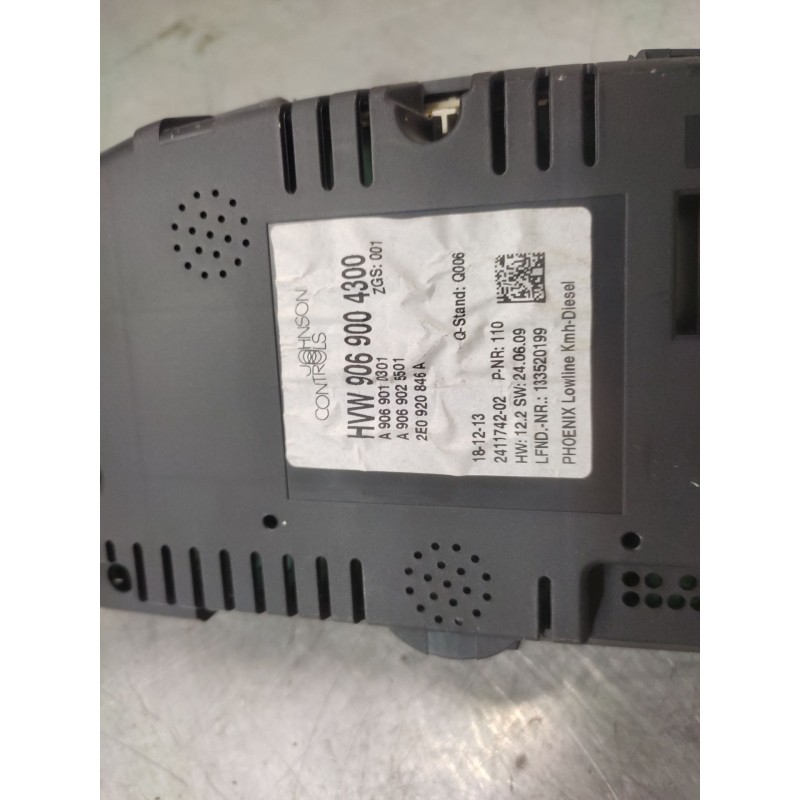 Recambio de cuadro instrumentos para volkswagen crafter 30-50 furgoneta (2e_) 2.0 tdi referencia OEM IAM A9069010301 - Blanco 2