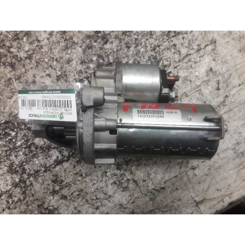 Recambio de motor arranque para opel corsa c blue line referencia OEM IAM 11021240125N 9 DIENTES 