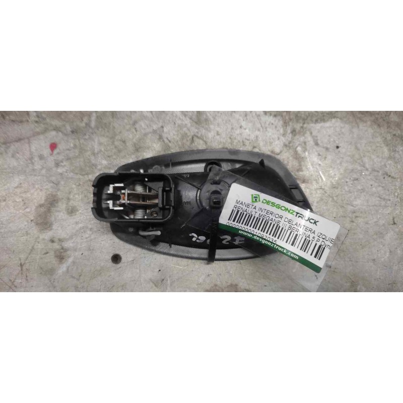 Recambio de maneta interior delantera izquierda para renault megane iii berlina 5 p dynamique referencia OEM IAM - Negro 2