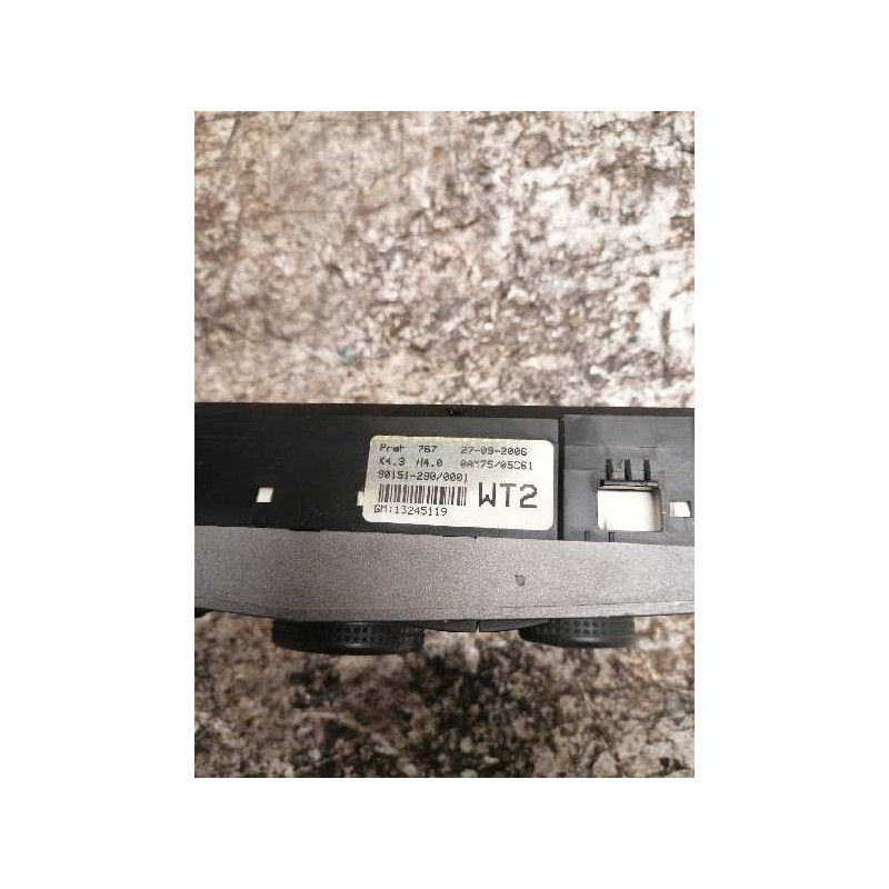 Recambio de mando calefaccion / aire acondicionado para opel zafira b cosmo referencia OEM IAM 13245119 901512900001 2