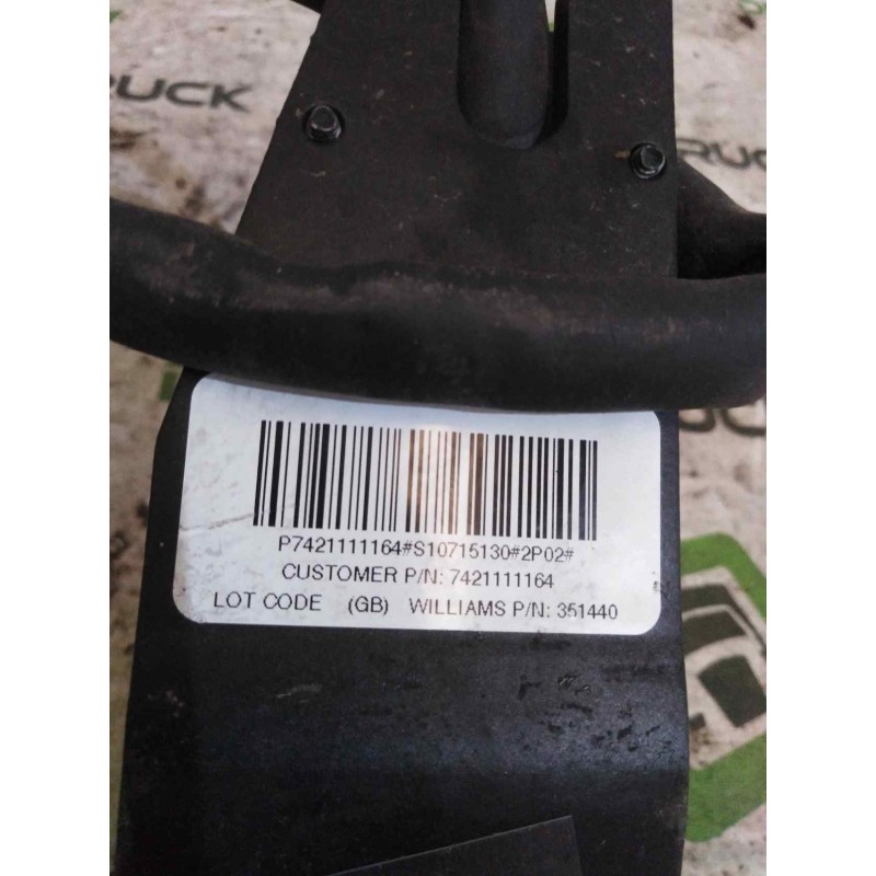 Recambio de pedal acelerador para renault magnum ab 2005 cabina adel.tractor semirr. 4x2 4xx.18 gran espacio referencia OEM IAM - Blanco 3