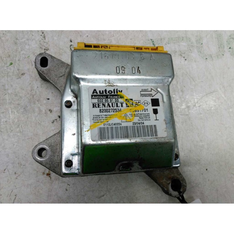 Recambio de centralita airbag para renault trafic combi (ab 4.01) 6 - plazas (l2h1) acristalado parcial 2,9t combi largo referen - Blanco