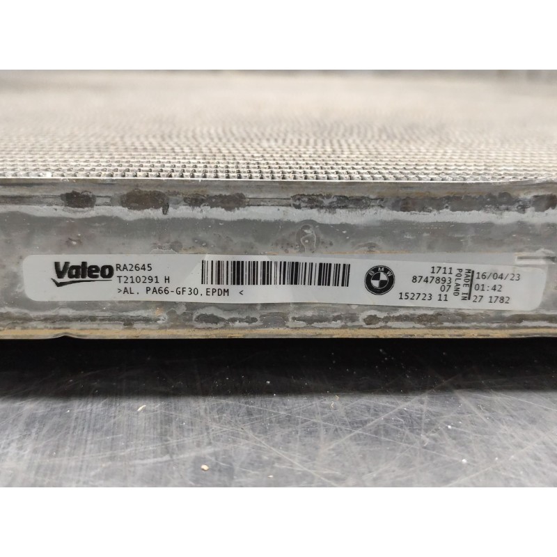 Recambio de radiador agua para bmw 4 descapotable (g23, g83) m4 competition m xdrive referencia OEM IAM 15272311 - Gris 2
