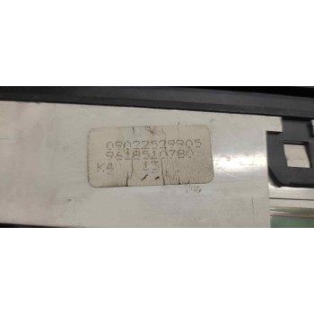 Recambio de cuadro instrumentos para citroën zx 1.6 referencia OEM IAM 9618510780  