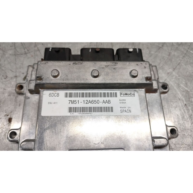 Recambio de centralita motor uce para ford c-max (cb3) ghia referencia OEM IAM 7M5112A650AAB - Negro 4