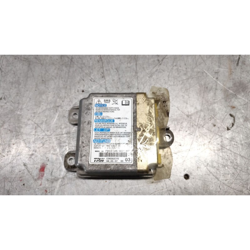 Recambio de centralita airbag para honda civic berlina 5 (fk) 2.2 i-ctdi executive referencia OEM IAM 77900SMGG021M1  