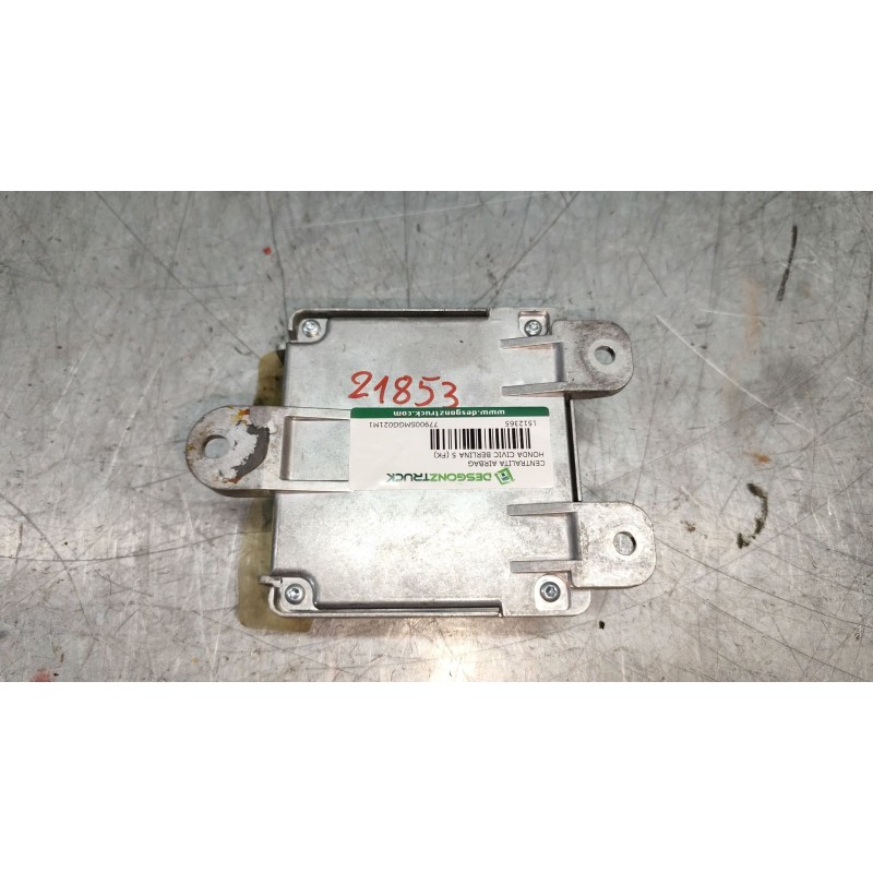 Recambio de centralita airbag para honda civic berlina 5 (fk) 2.2 i-ctdi executive referencia OEM IAM 77900SMGG021M1 - Negro 2