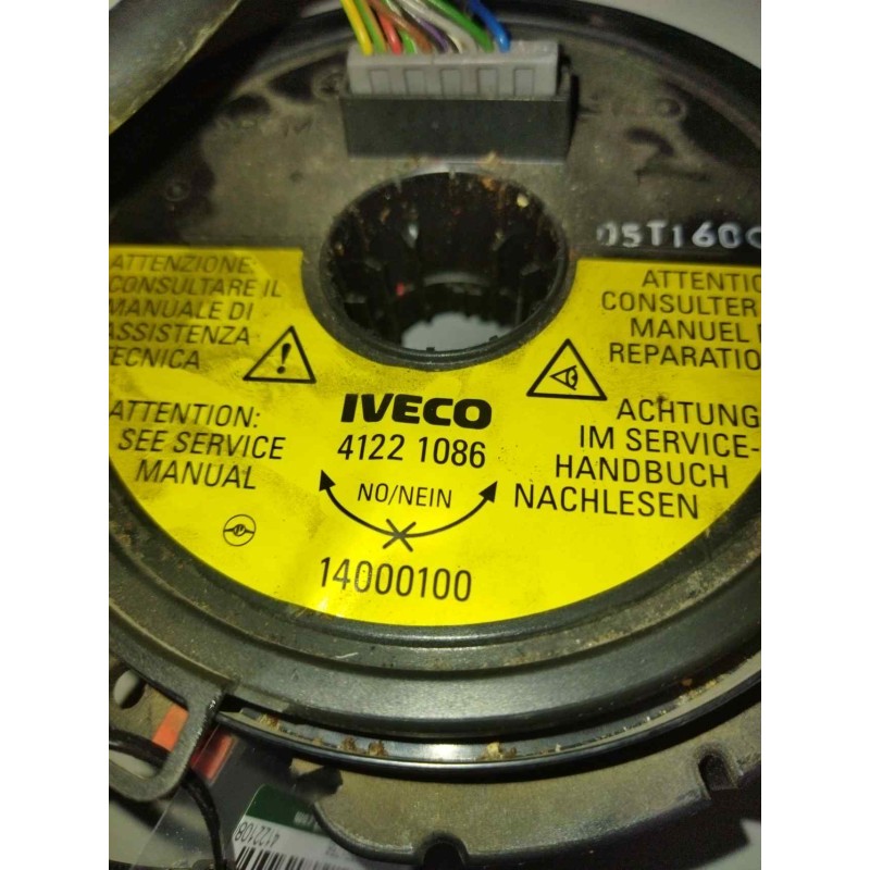 Recambio de anillo airbag para iveco stralis (as) fsa t / p 4x2 gran espacio referencia OEM IAM 41221086 - Amarillo 2