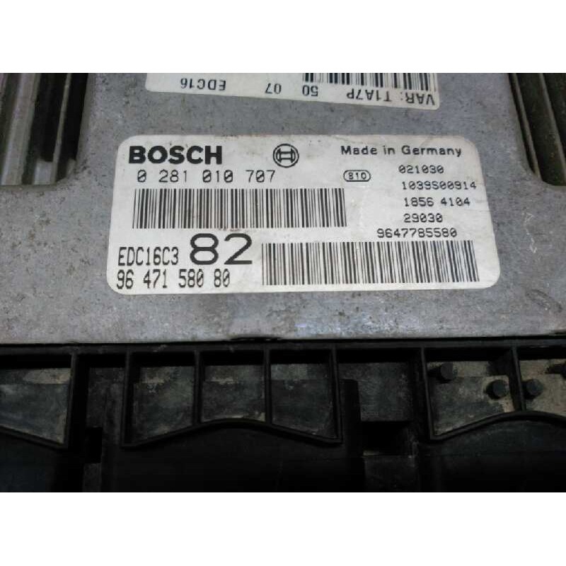 Recambio de centralita motor uce para peugeot 206 berlina x-line referencia OEM IAM 9647158080 9647785580 281010707 - Rojo 2