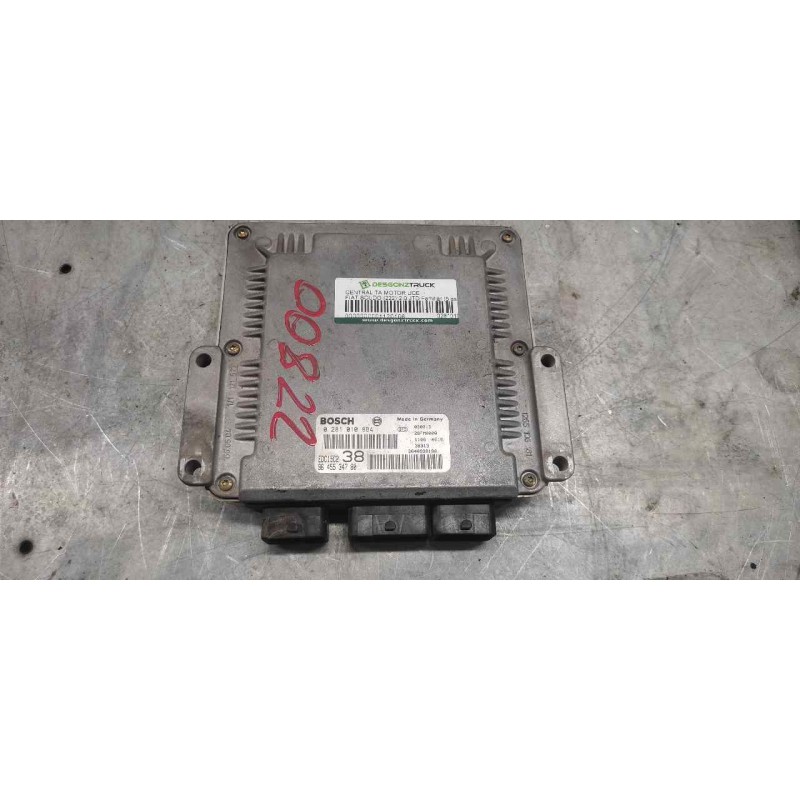 Recambio de centralita motor uce para fiat scudo (222) 2.0 jtd familiar (5 asientos) referencia OEM IAM 0281010884 9645534780 96