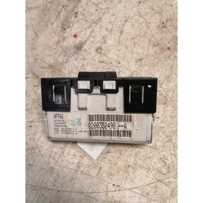 Recambio de pantalla multifuncion para renault megane ii coupe/cabrio authentique referencia OEM IAM 8200350498A 216759961 NS006 - Gris 3