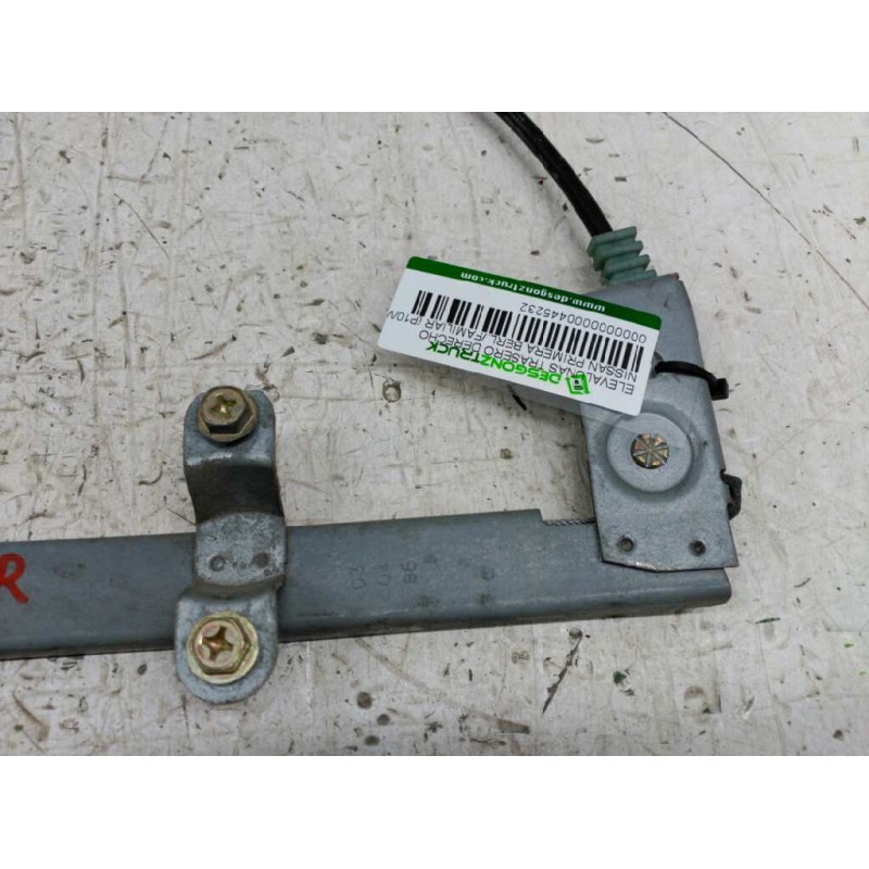 Recambio de elevalunas trasero derecho para nissan primera berl./familiar (p10/w10) gx berlina (a,e) referencia OEM IAM - Blanco 4