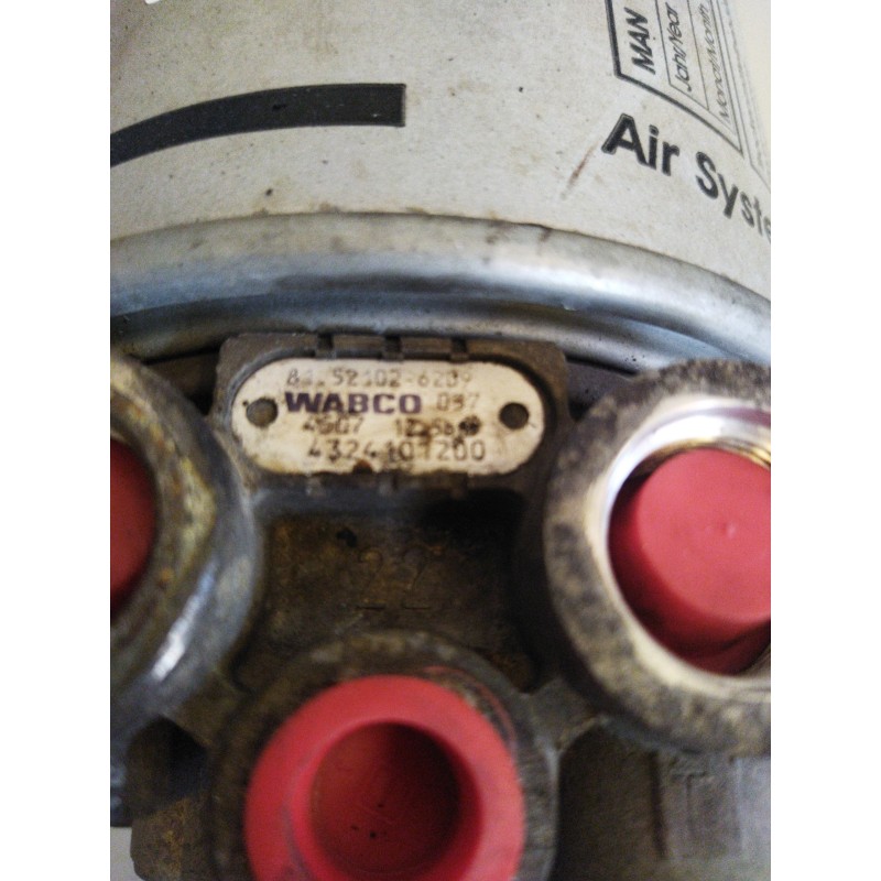 Recambio de valvula aire para man tg - a 18.480 12.4 diesel referencia OEM IAM 81521026209 4324101200 - Blanco 2