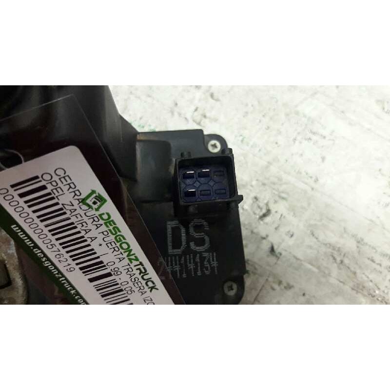 Recambio de cerradura puerta trasera izquierda para opel zafira a referencia OEM IAM 24414134 - Blanco 4