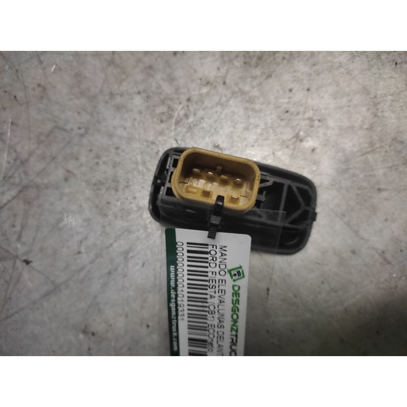 Recambio de mando elevalunas delantero derecho para ford fiesta (cb1) econetic referencia OEM IAM 8A6T14529AA 6 PINS - Azul 2