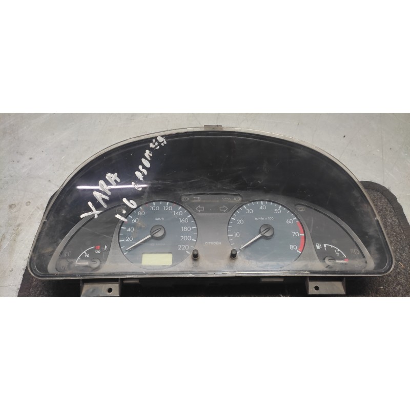 Recambio de cuadro instrumentos para citroën xsara berlina 1.6i 16v sx referencia OEM IAM 9643206780D00  